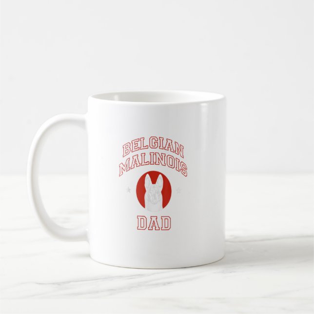 Belgian Malinois Dad  Coffee Mug (Left)