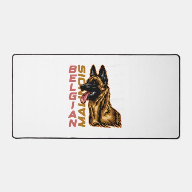 Belgian Malinois   Desk Mat (Front)