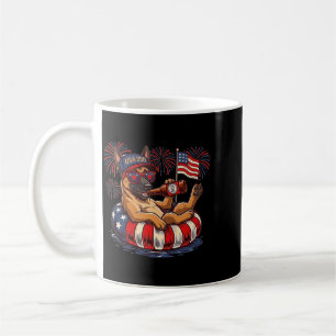 Belgian Malinois Dog 250th Aamerica Patriotic Usa Coffee Mug
