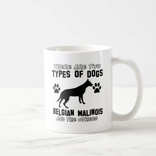 Belgian Malinois dog designs Coffee Mug (Right)