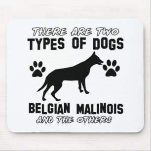Belgian Malinois dog designs Mouse Mat
