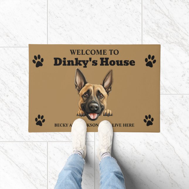 Belgian Malinois Dog Doormat (Indoor)