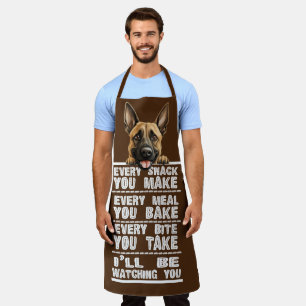 Belgian Malinois Dog Every Snack You Make Apron