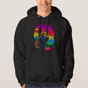 Belgian Malinois Dog Forest Hoodie