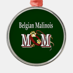 Belgian Malinois Dog MOM Metal Tree Decoration