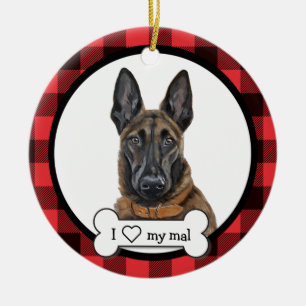 Belgian Malinois Dog Ornament
