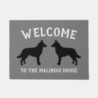 Belgian Malinois Dog Silhouettes Custom