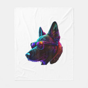 Belgian Malinois Dogs Belgian Malinoiss  Fleece Blanket