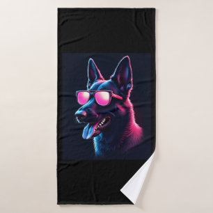 Belgian Malinois Dogs Belgian Malinoiss T-Shirt Bath Towel