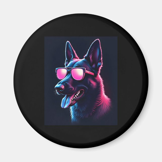 Belgian Malinois Dogs Belgian Malinoiss T-Shirt Magnet (Front)