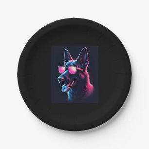 Belgian Malinois Dogs Belgian Malinoiss T-Shirt Paper Plate