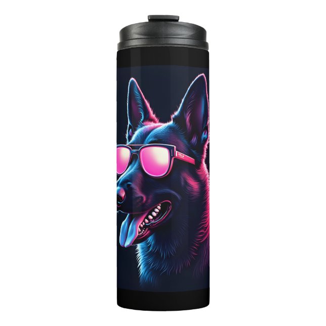 Belgian Malinois Dogs Belgian Malinoiss T-Shirt Thermal Tumbler (Front)