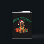 Belgian Malinois Dressed Up For Christmas  Card<br><div class="desc">Belgian Malinois Dressed Up For Christmas</div>