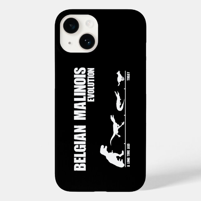 Belgian Malinois Evolution Case-Mate iPhone Case (Back)