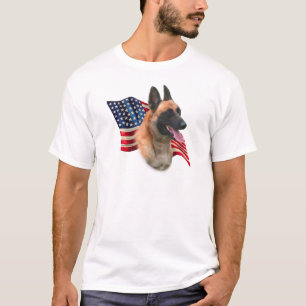 Belgian Malinois Flag T-Shirt