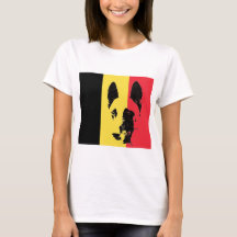 Belgian Malinois Flag Tee Shirt