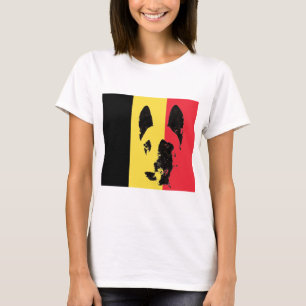 Belgian Malinois Flag Tee Shirt