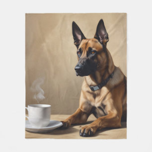 Belgian Malinois Fleece Blanket