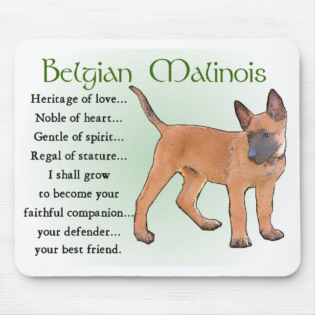Belgian Malinois Gifts Mouse Mat (Front)