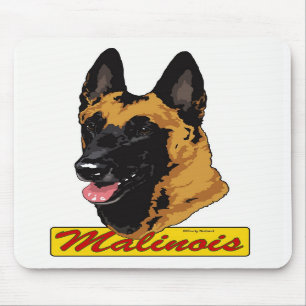Belgian Malinois Head mousepad