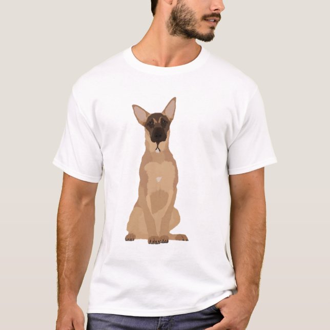 Belgian Malinois Illustration! T-Shirt (Front)