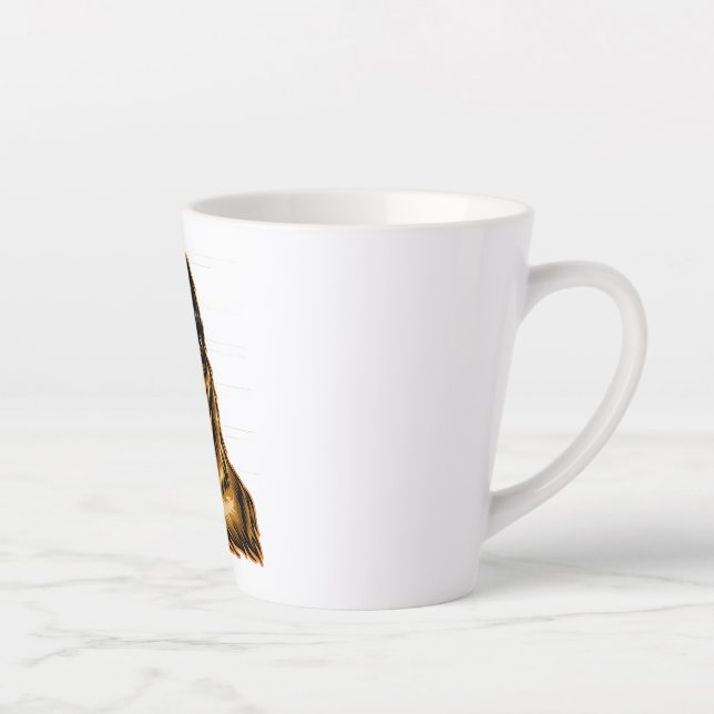 Belgian Malinois   Latte Mug (Right)