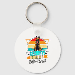 Belgian Malinois Lover Funny Belgian Malinois Retr Key Ring