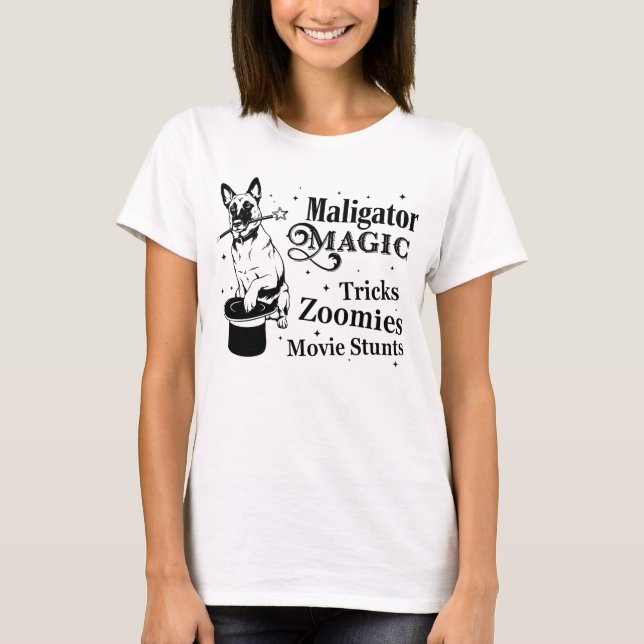 Belgian Malinois – Maligator Magic T-Shirt (Front)