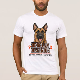 🐾 Belgian Malinois Owner Family Pride 🐾 T-Shirt