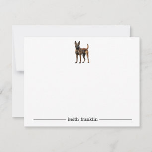 Belgian Malinois Personalised Note Cards