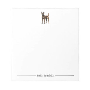 Belgian Malinois Personalised Notepad