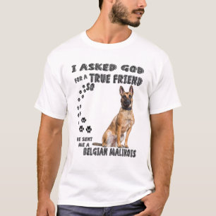 Belgian Malinois Quote Mom Dad, Pastor Belga Malin T-Shirt