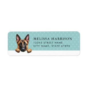 Belgian Malinois Return Address Labels
