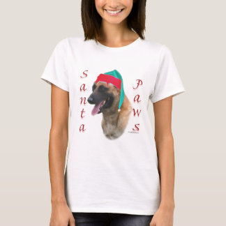 Belgian Malinois Santa Paws;Santa Belgian Malinois T-Shirt