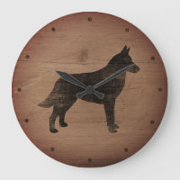 Belgian Malinois Silhouette Rustic Style