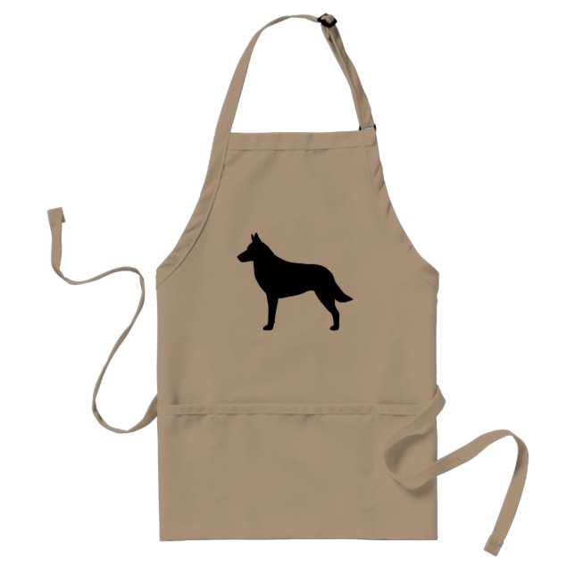 Belgian Malinois Silhouette Standard Apron (Front)