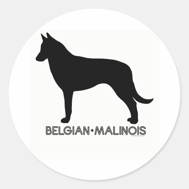 Belgian Malinois Sticker (Front)