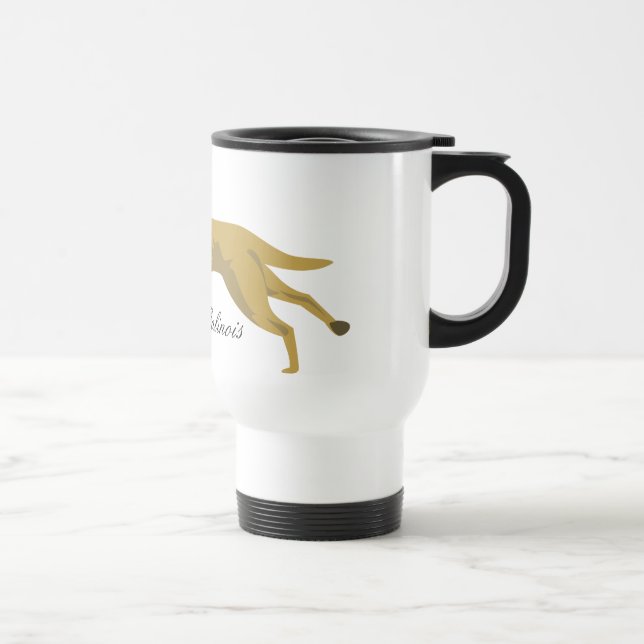 Belgian Malinois Travel Mug (Right)
