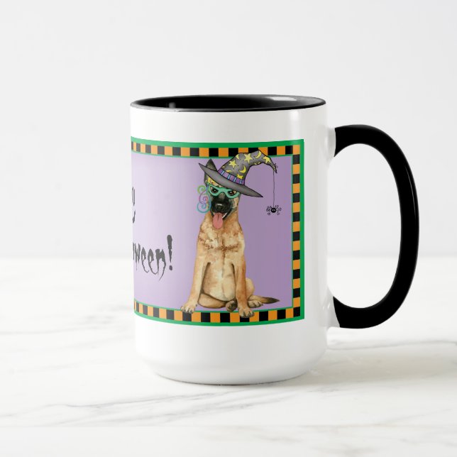 Belgian Malinois Witch Mug (Right)