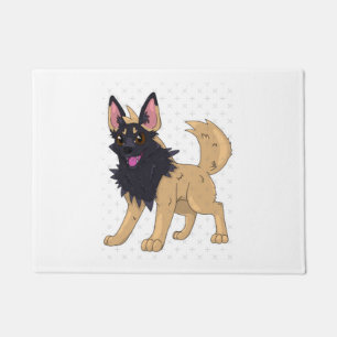 Belgian Malinois x Pooch yena Doormat