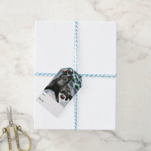 Belgian Sheepdog Christmas Gift Tags