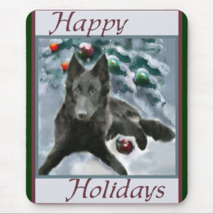 Belgian Sheepdog Christmas Gifts Mouse Mat