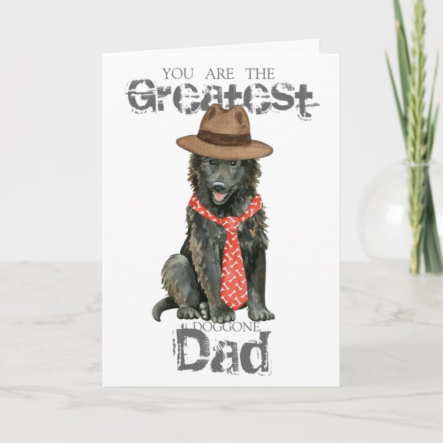 Belgian Sheepdog Dad Card (Front)