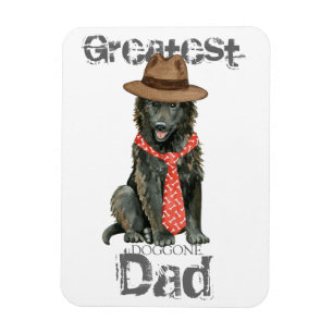Belgian Sheepdog Dad Magnet
