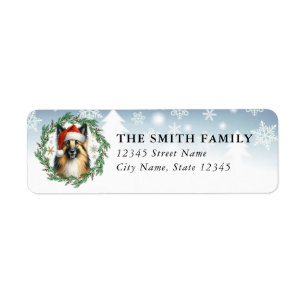 Belgian Sheepdog Dog Return Address Labels