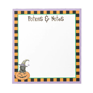 Belgian Sheepdog Halloween Notepad