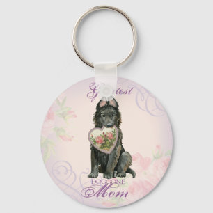 Belgian Sheepdog Heart Mum Key Ring