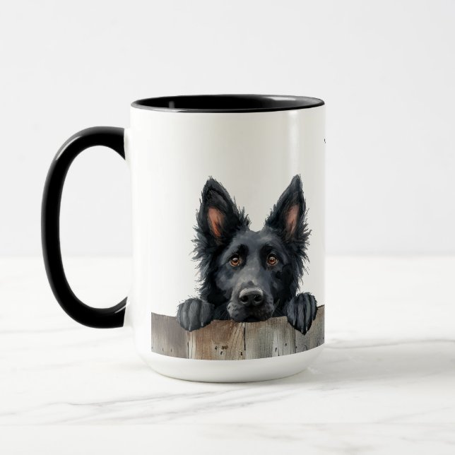 Belgian Sheepdog Mug (Left)