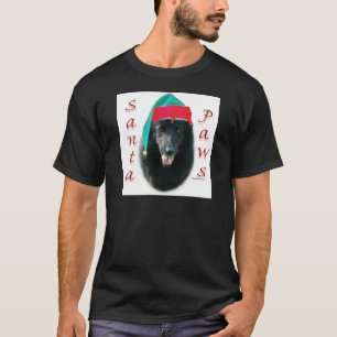 Belgian Sheepdog Santa Paws T-Shirt