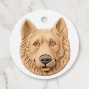 Belgian Shepherd Dog 3D Inspired Favour Tags